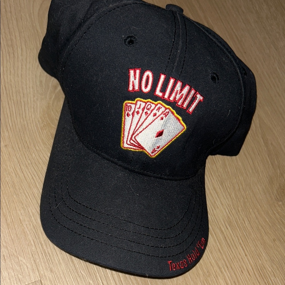 Texas Hold ‘ Em No Limit baseball cap